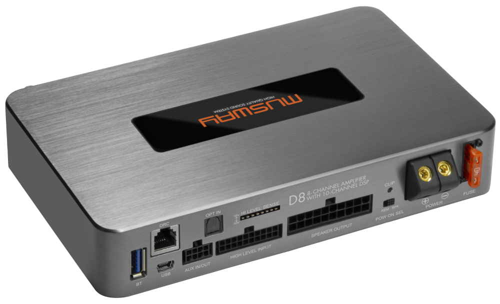 MUSWAY D8v4 | 8-Kanal Verstärker mit DSP